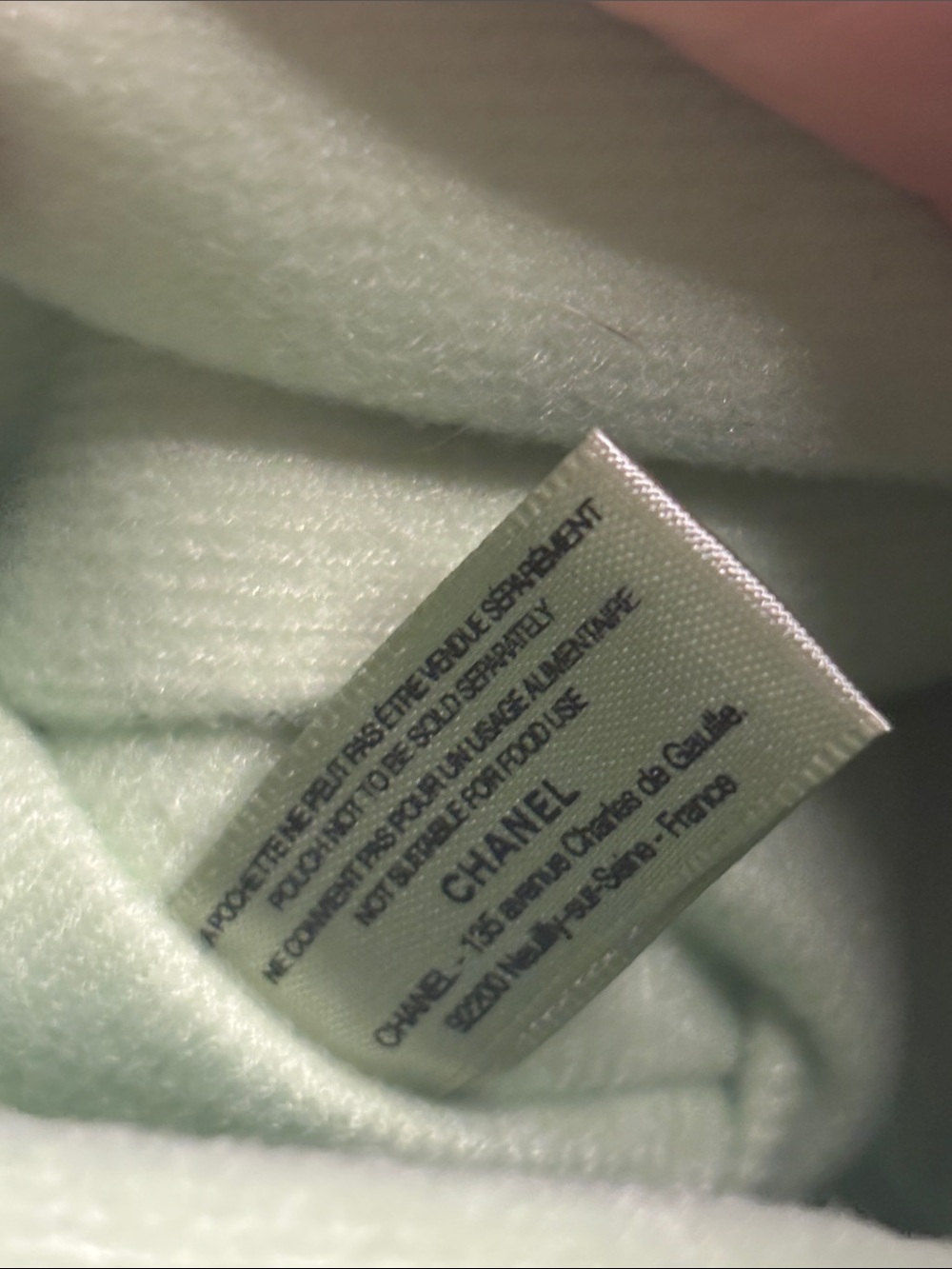 Mint Green Beauté Cosmetic Pouch - Picture 7 of 8